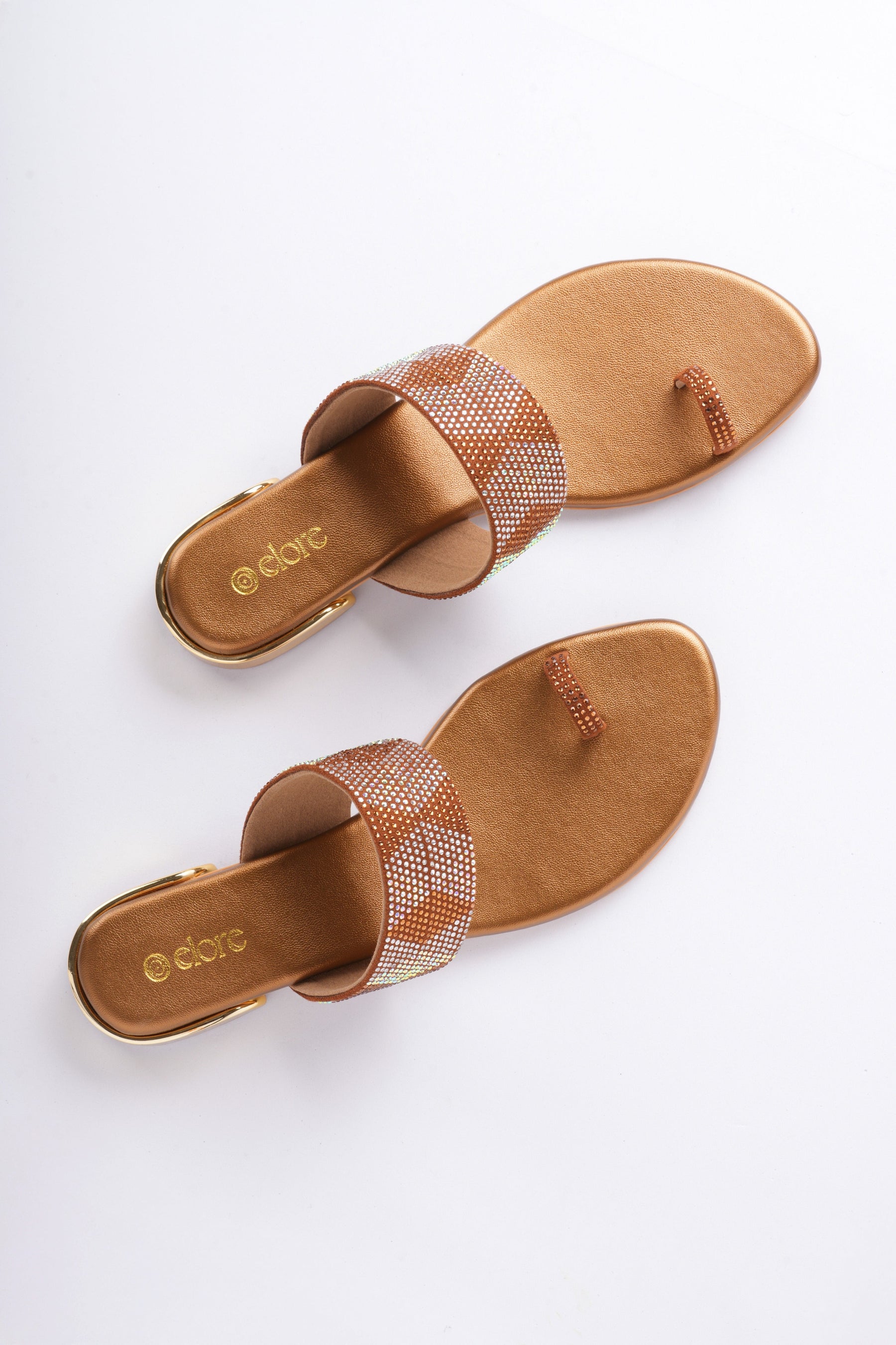 Myrah Dazzle Platforms - Copper Bronze