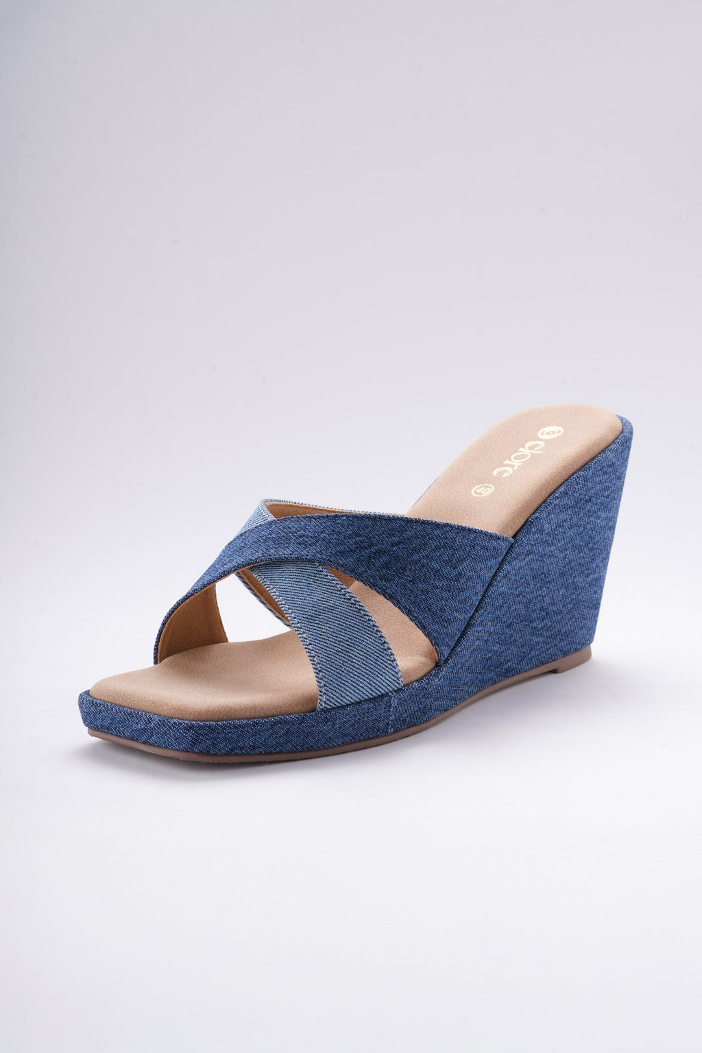 Liora Denim Wedges