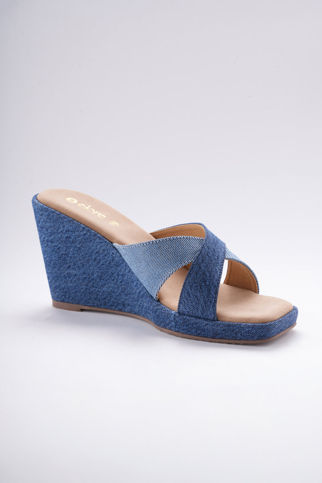 Liora Denim Wedges