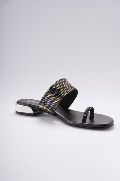 Myrah Dazzle Platforms - Black