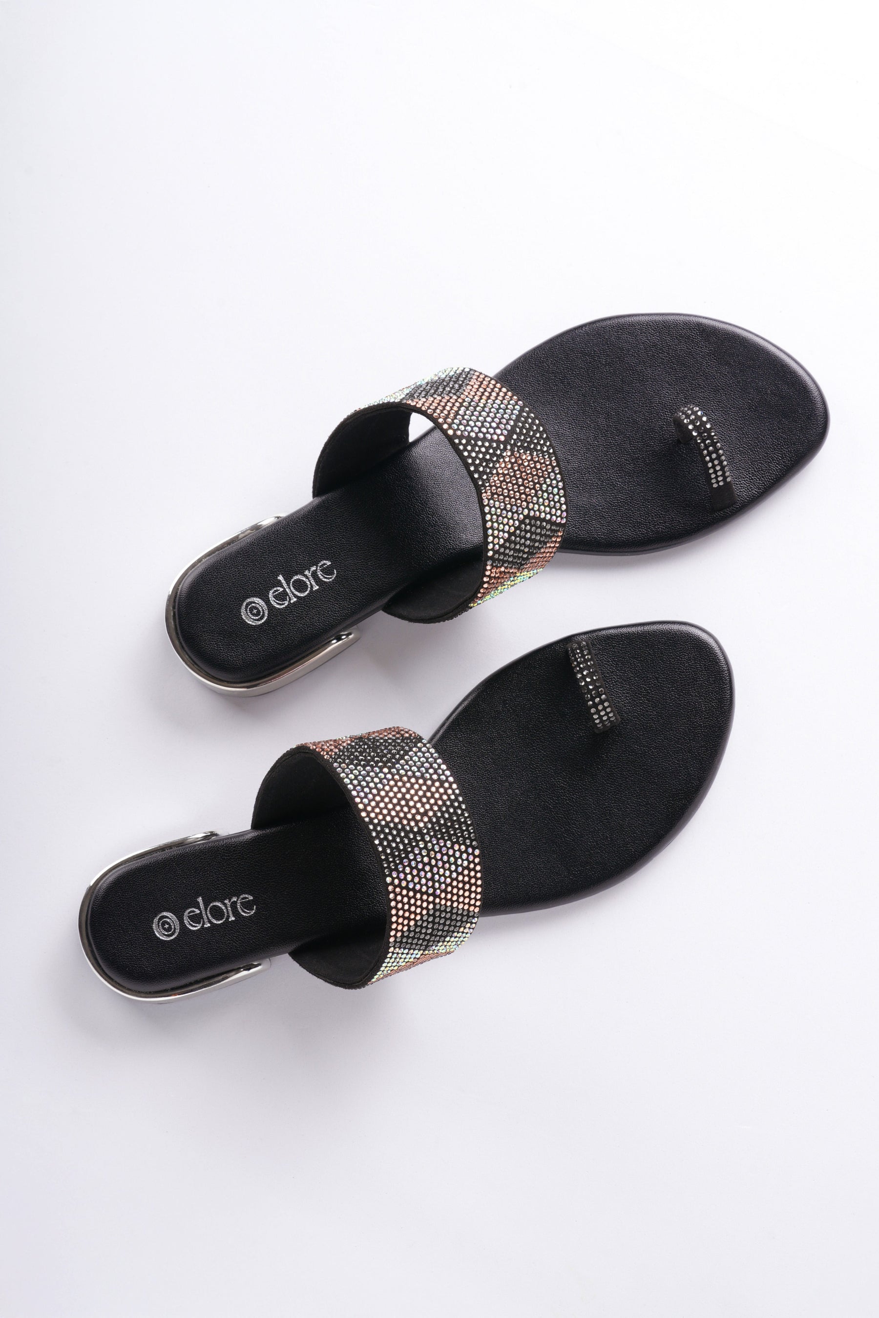 Myrah Dazzle Platforms - Black