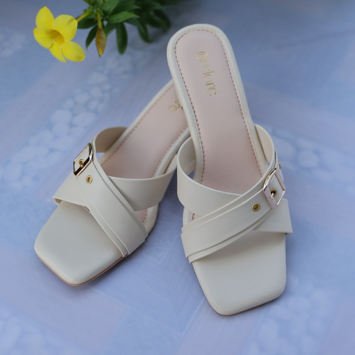 Aveline Buckle Heels