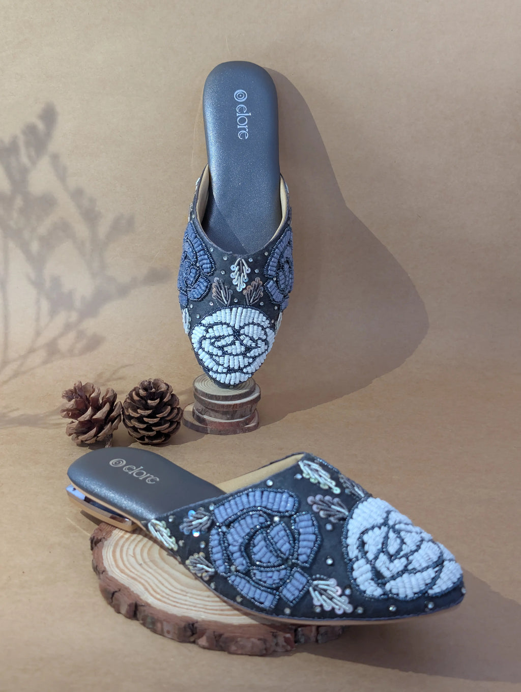 Zyrah Embellished Mules