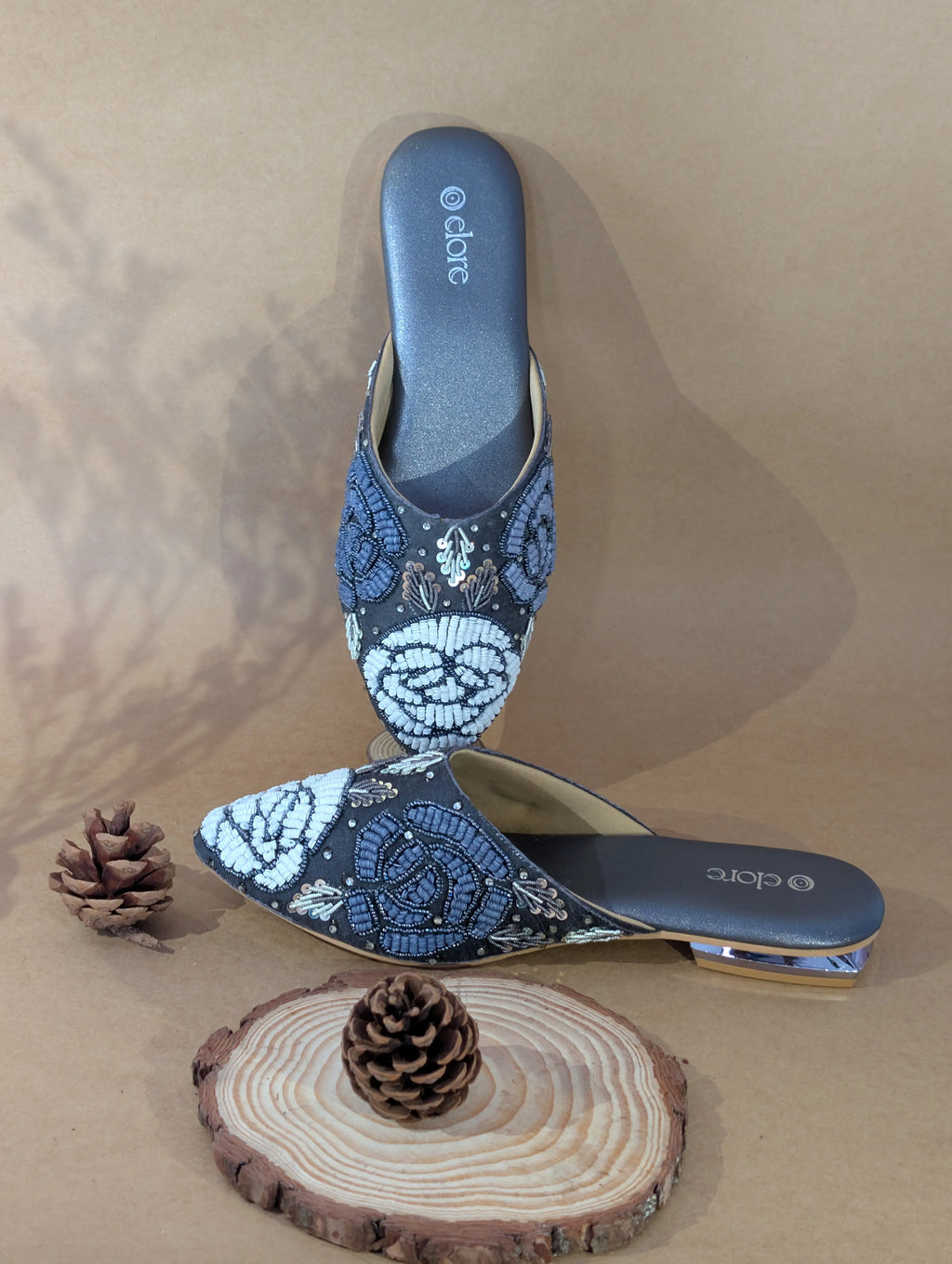 Zyrah Embellished Mules