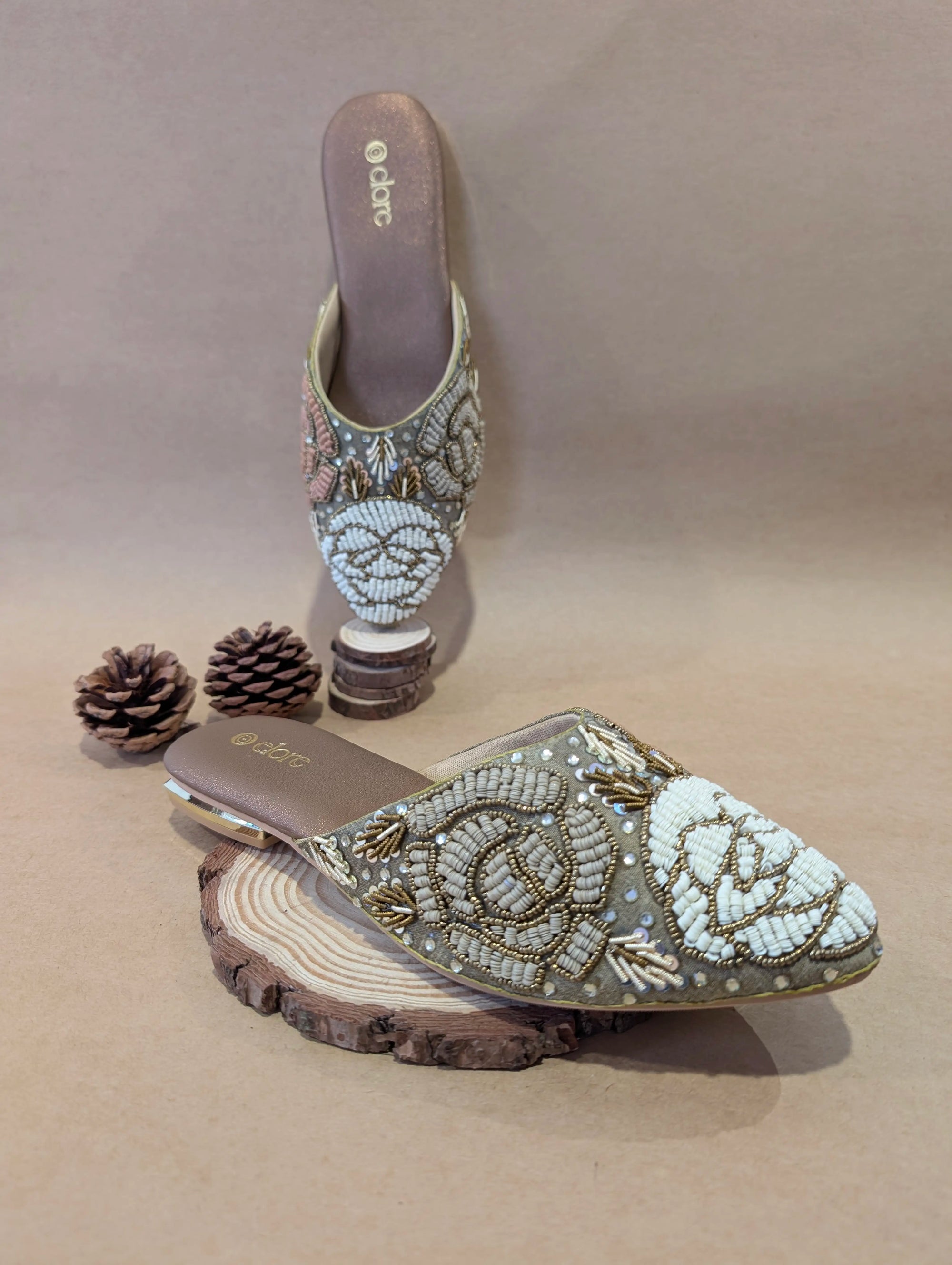 Zyrah Embellished Mules