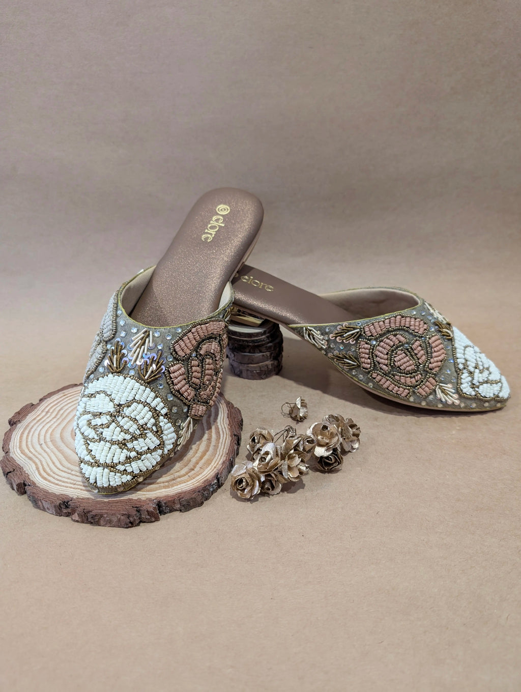 Zyrah Embellished Mules