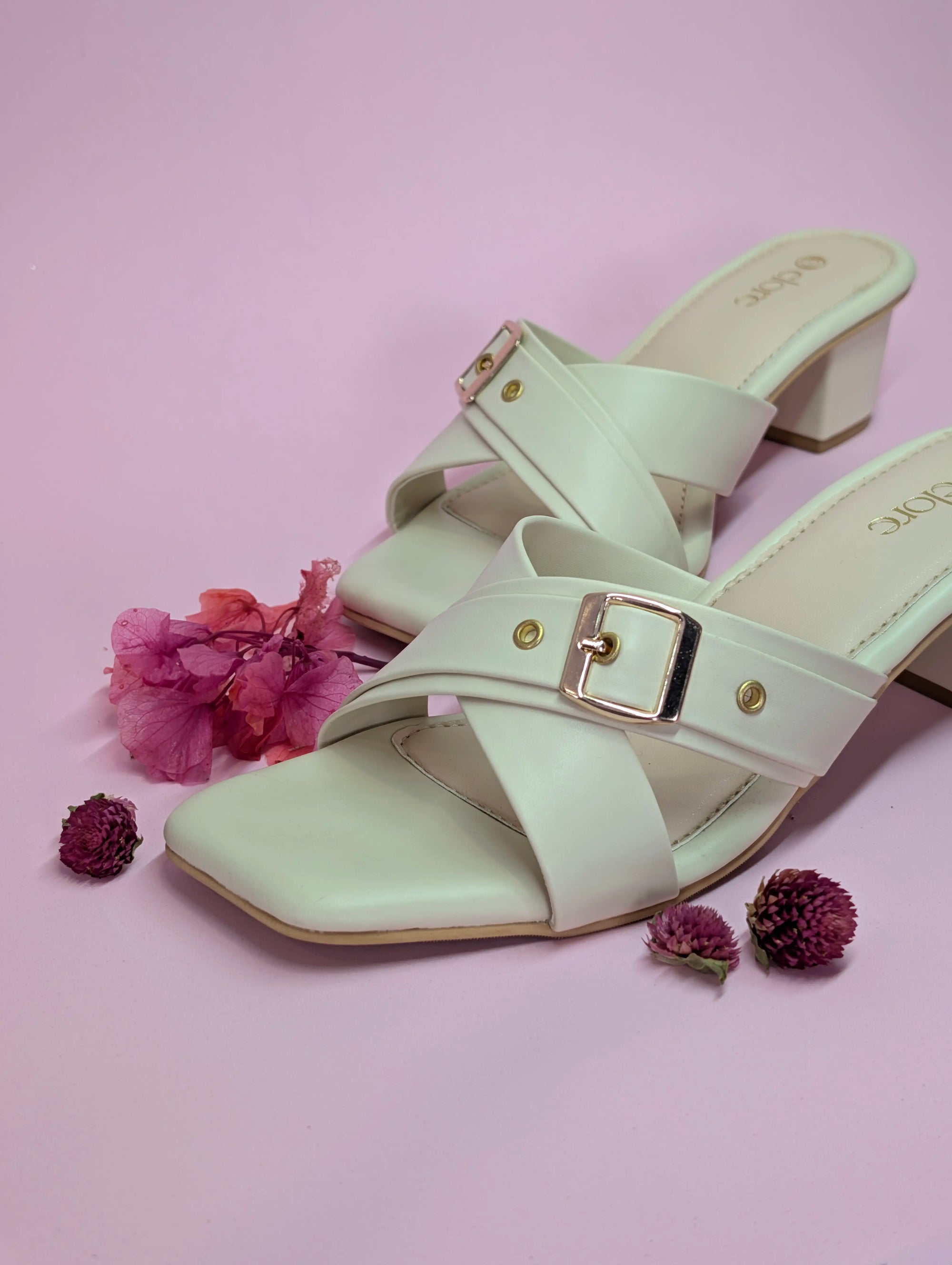 Aveline Buckle Heels