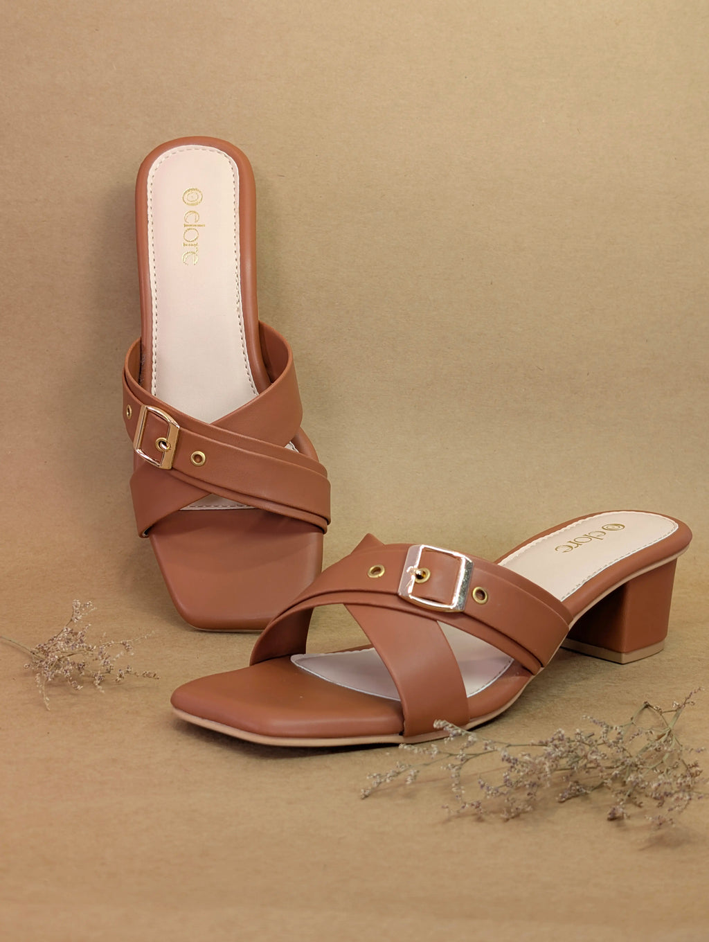 Aveline Buckle Heels