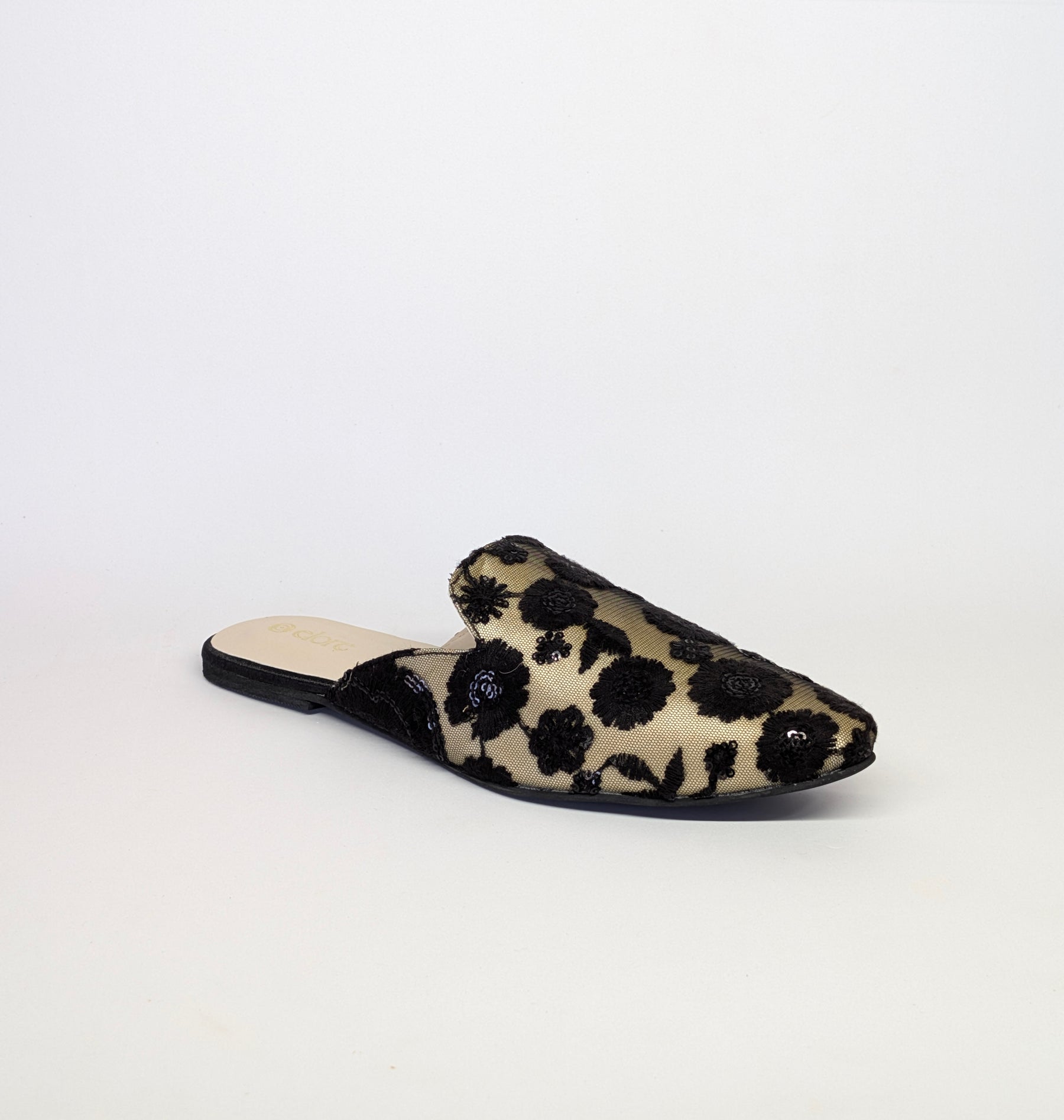 Arllete Mules - Black Gold