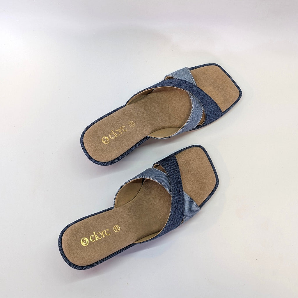 Liora Denim Wedges