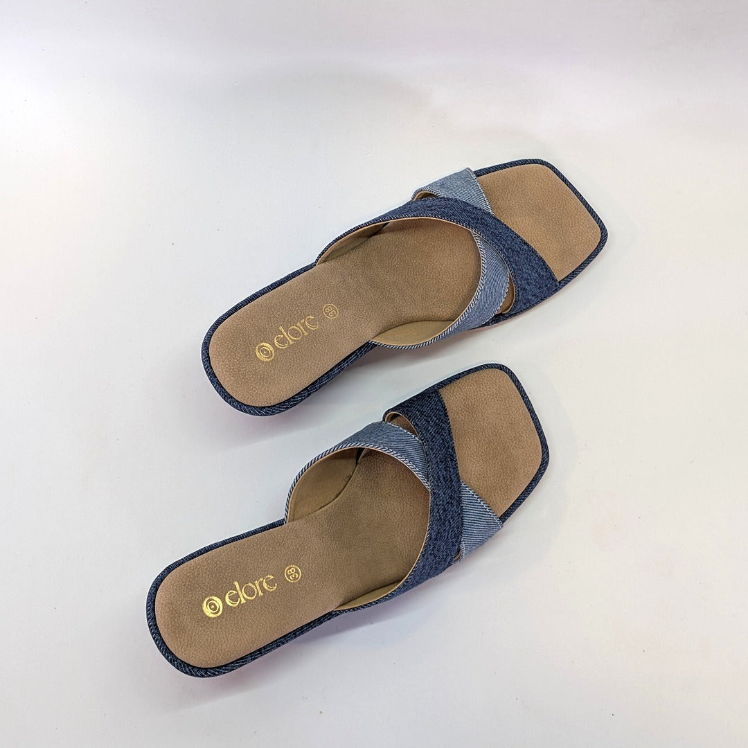 Liora Denim Wedges