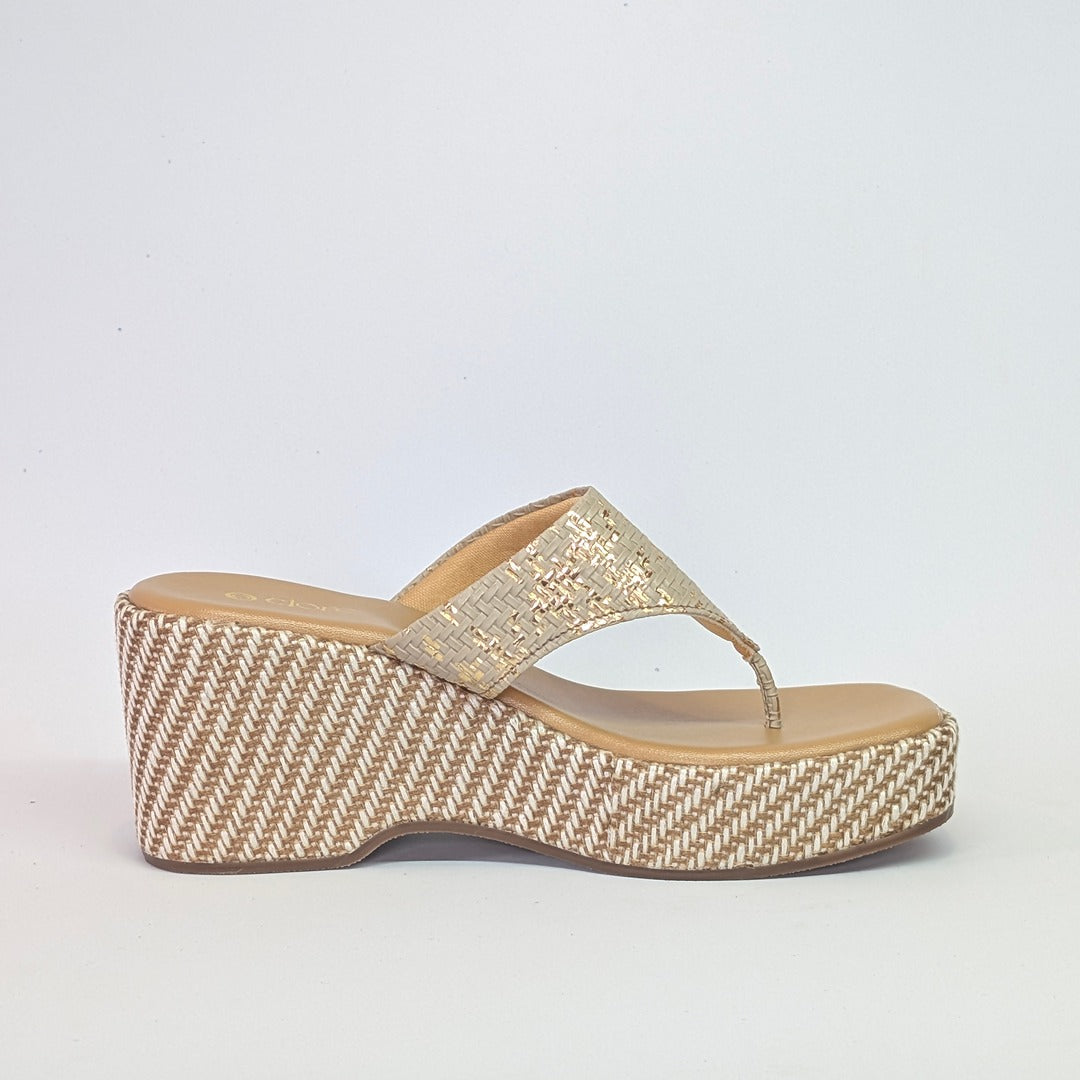 Inaaya jute wedges