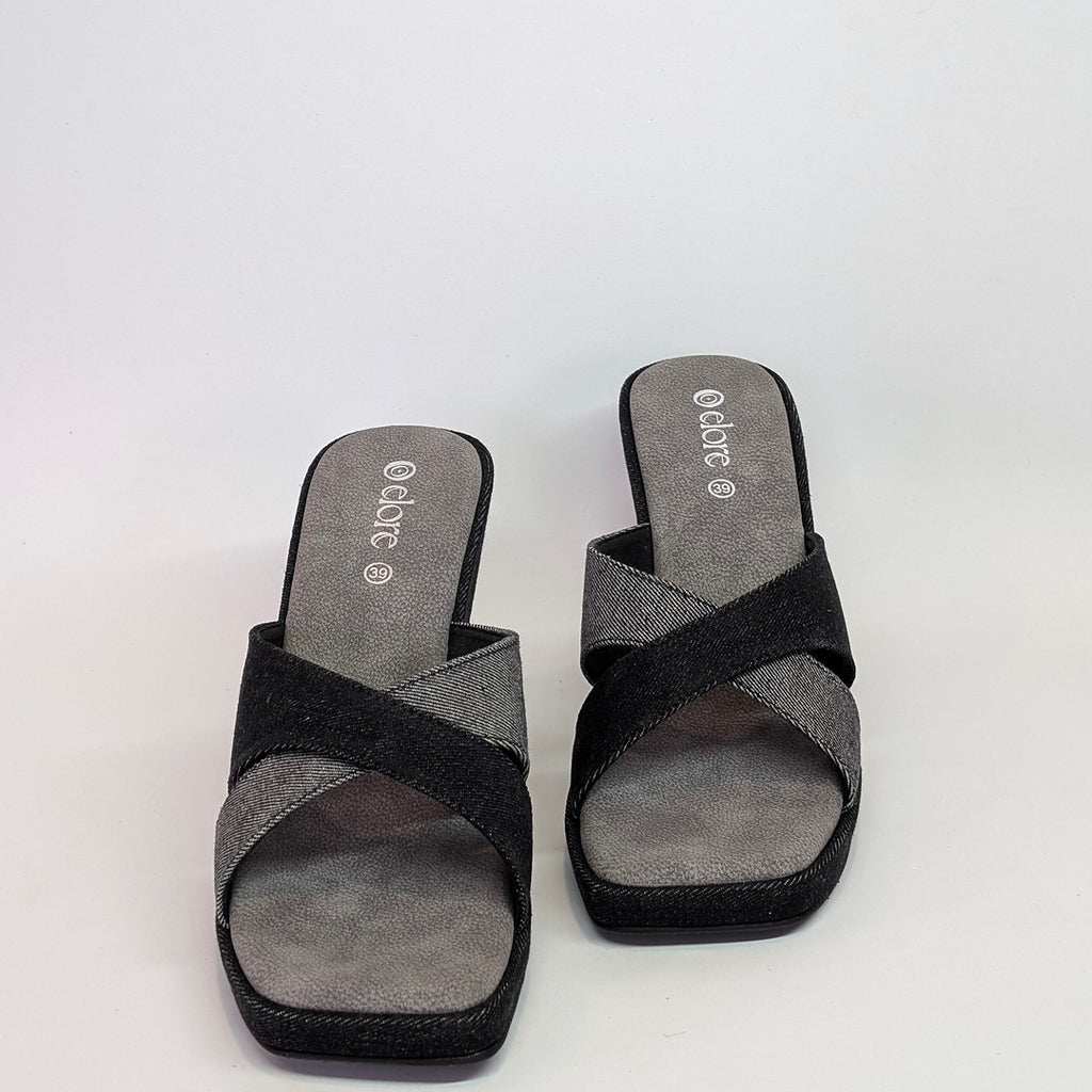 Liora Denim Wedges