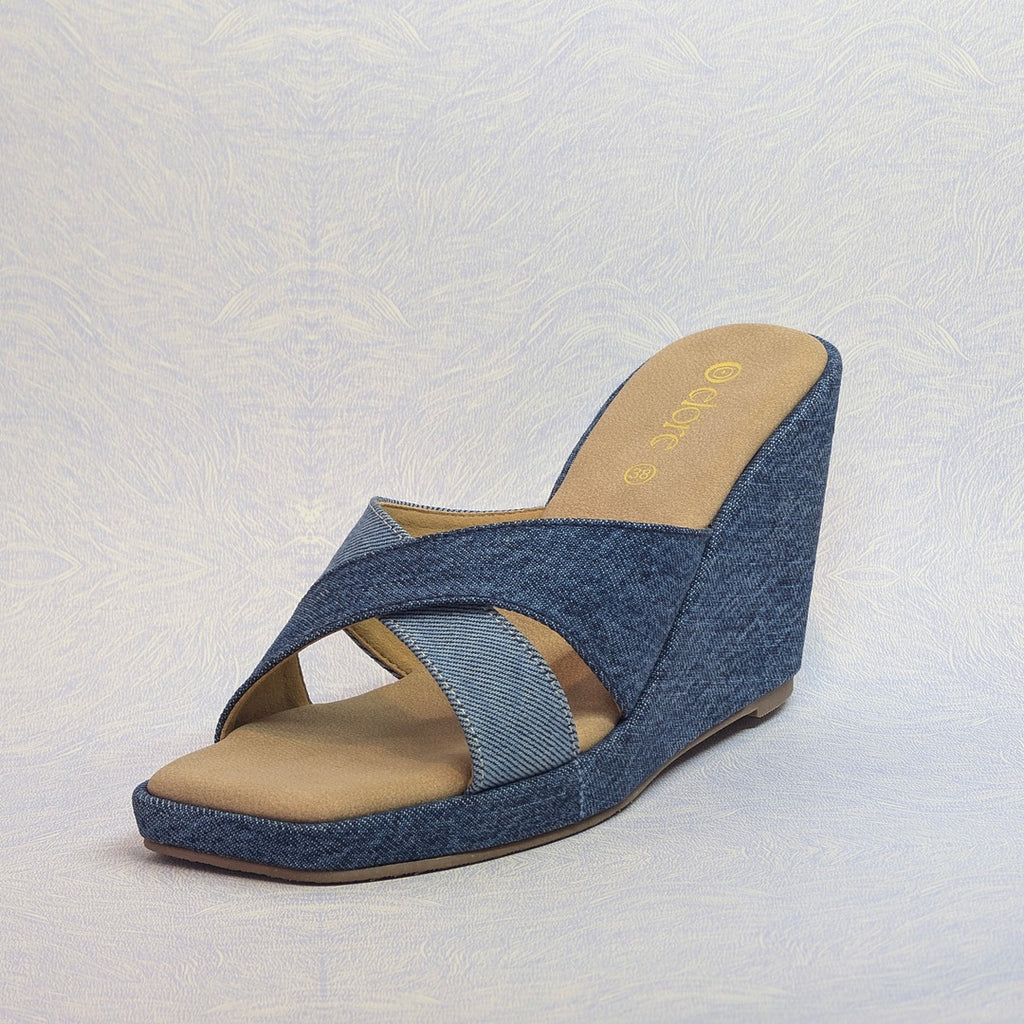 Liora Denim Wedges