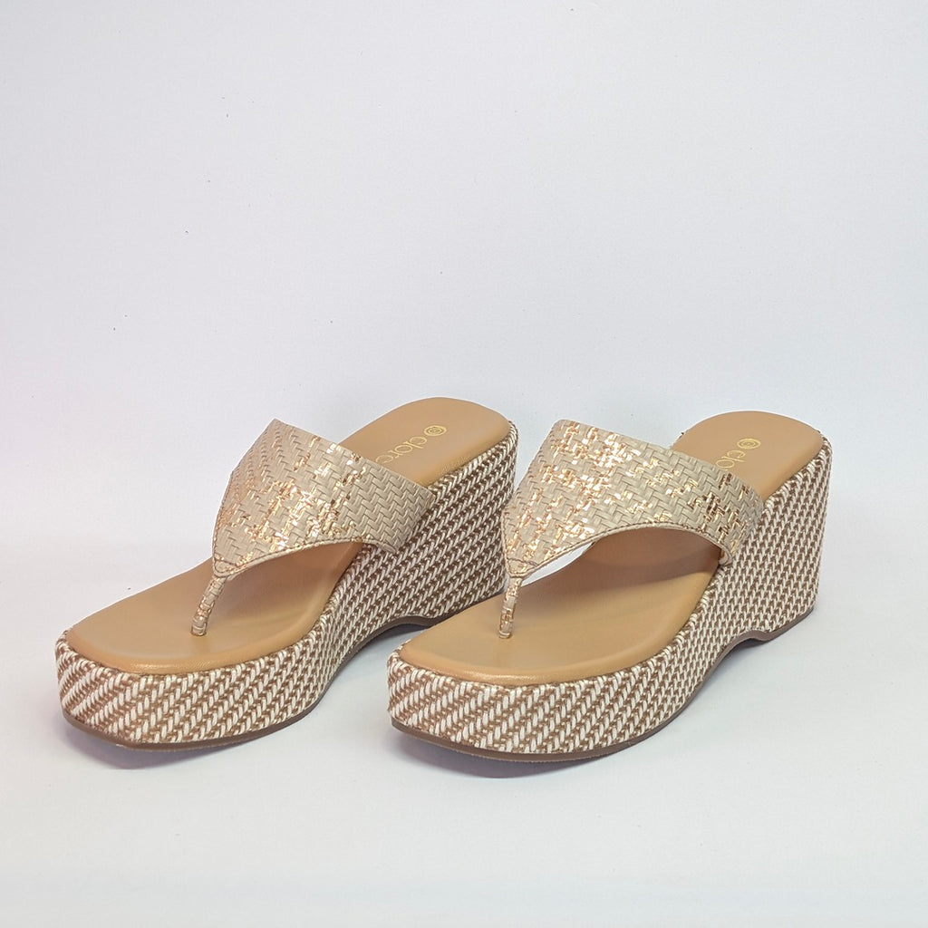 Inaaya jute wedges