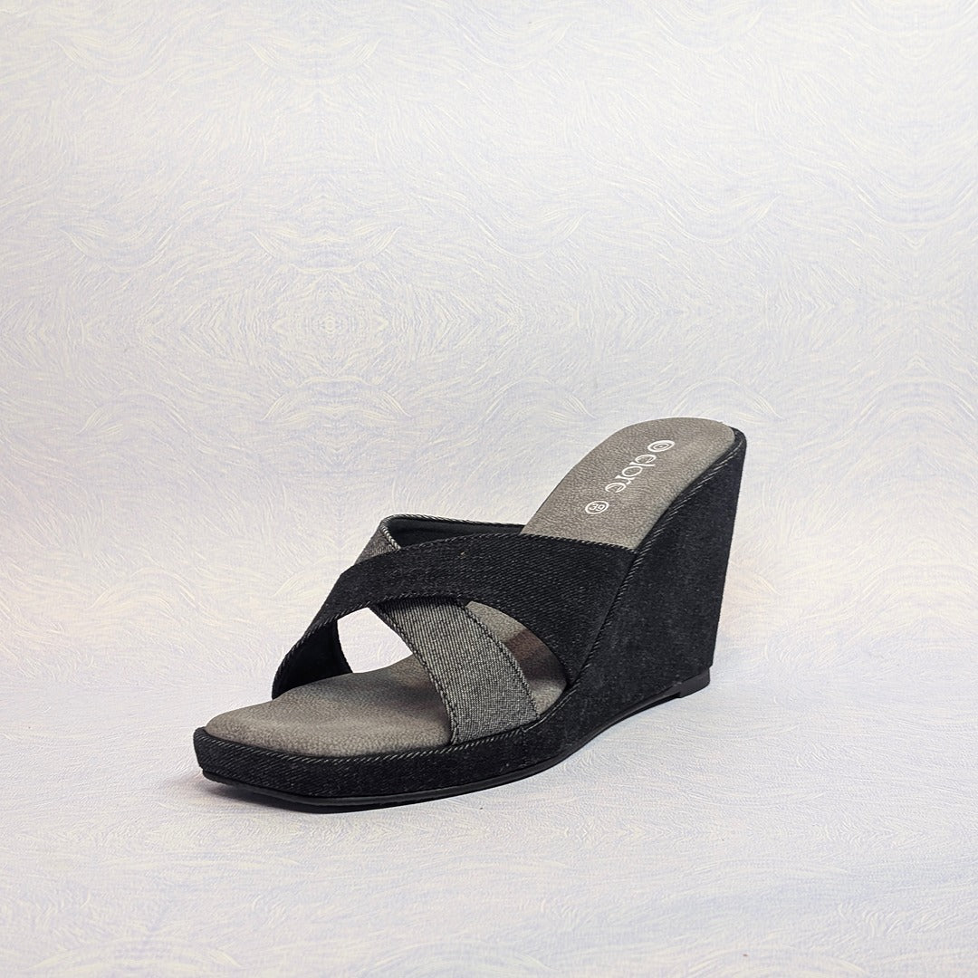 Liora Denim Wedges