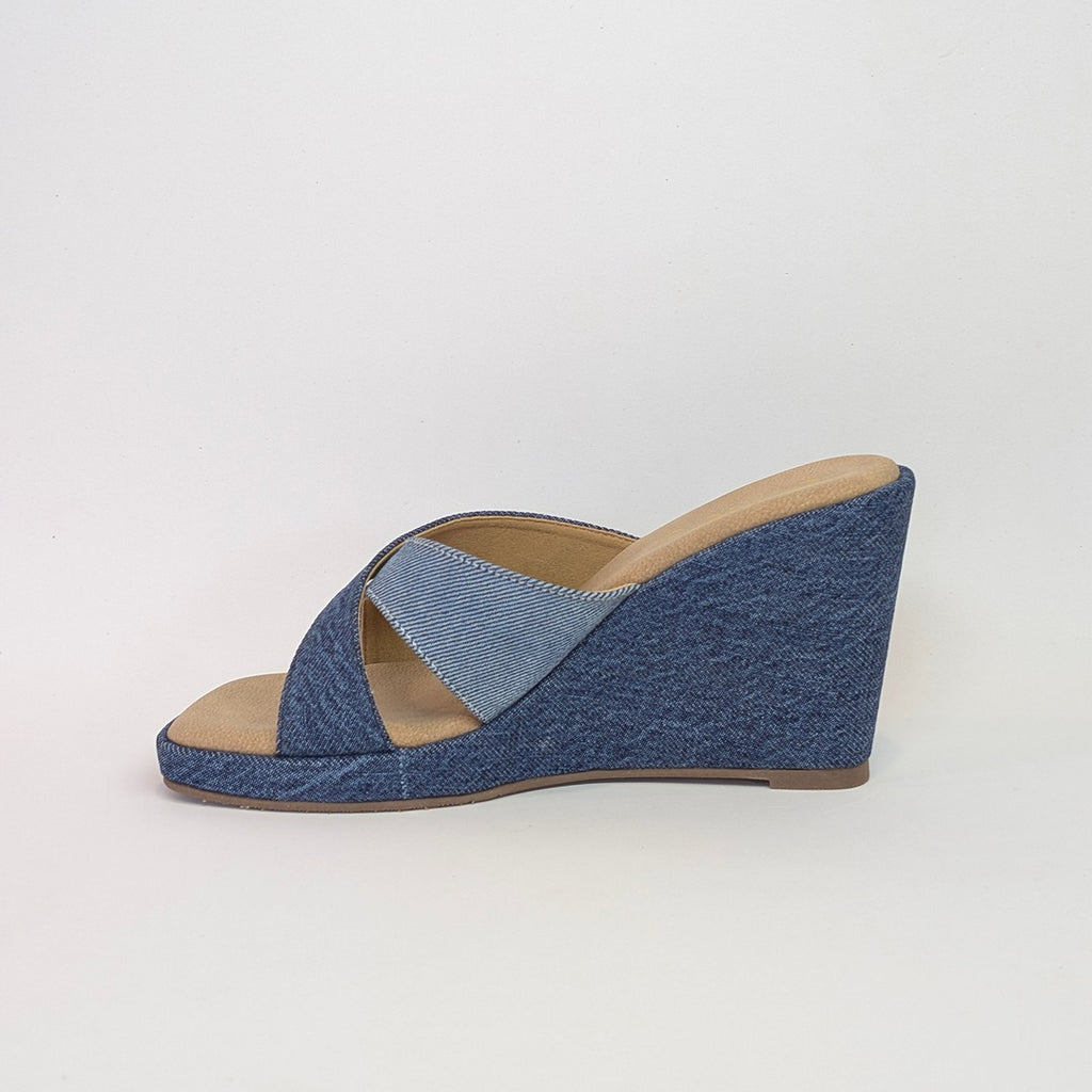 Liora Denim Wedges
