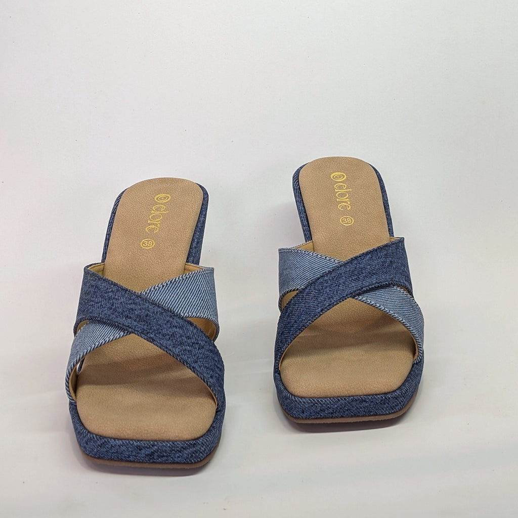 Liora Denim Wedges
