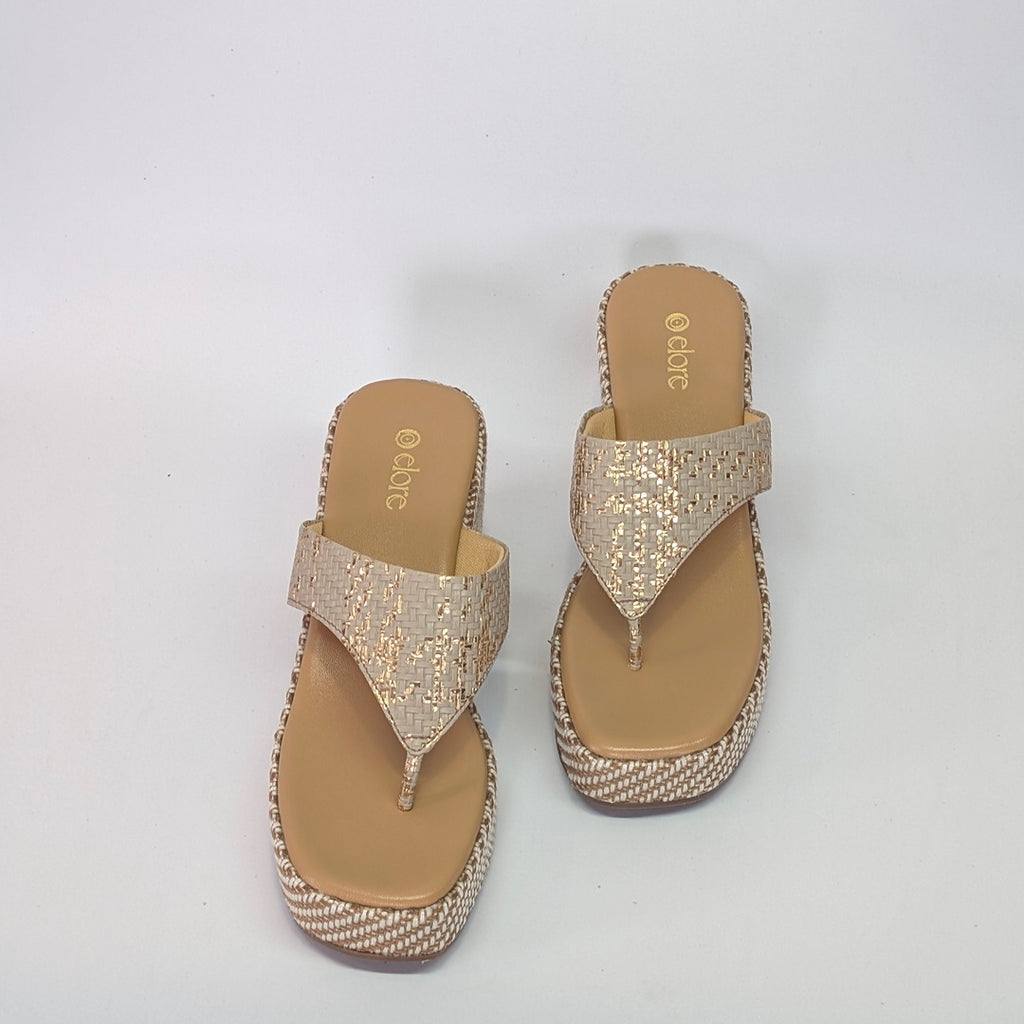 Inaaya jute wedges