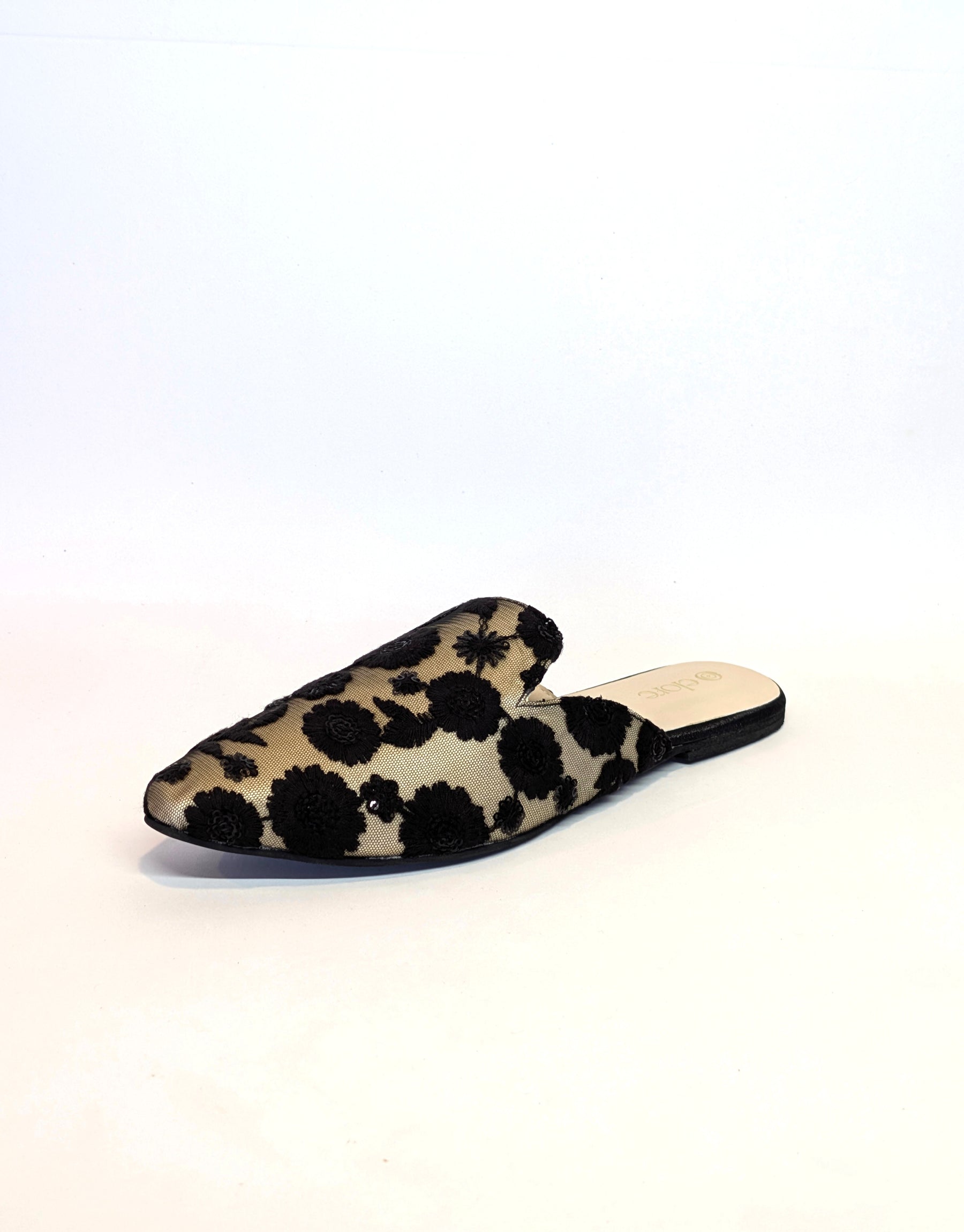 Arllete Mules - Black Gold