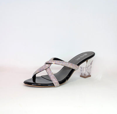 Avelis Heels - Black & Grey